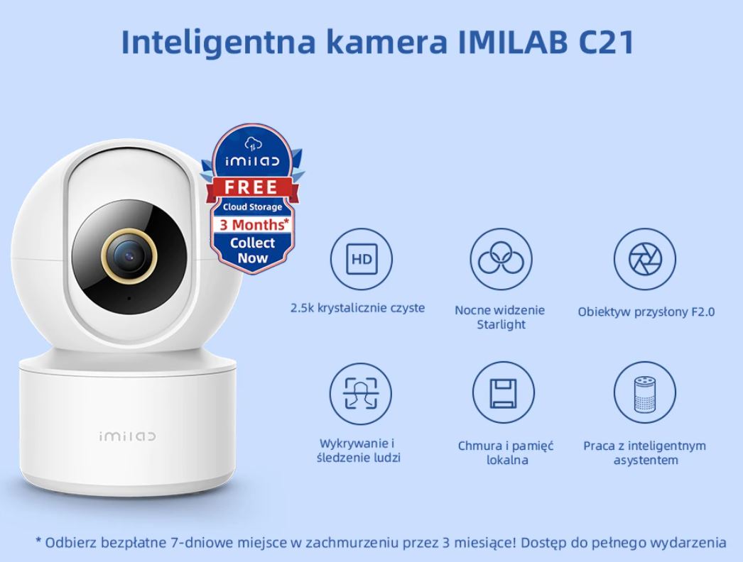 imilab C21 - promocja kamery internetowej