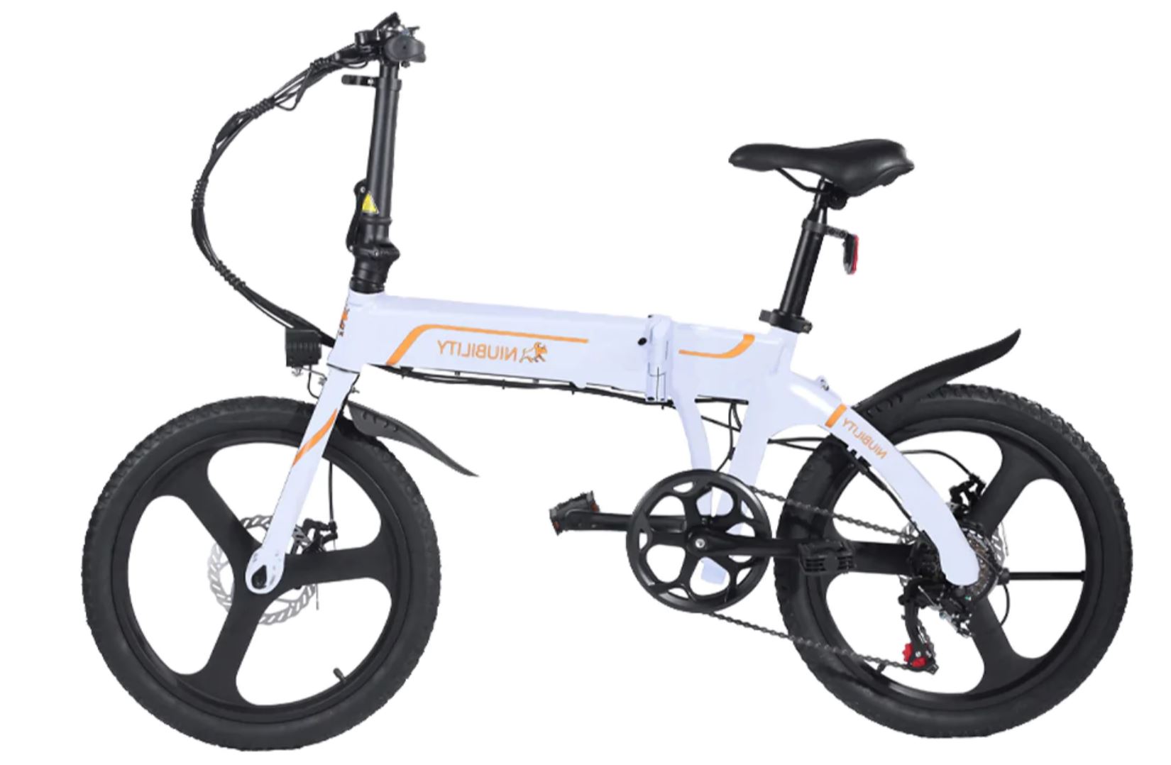 Niubility B20 - mały rower elektryczny w dobrej cenie - biała wersja