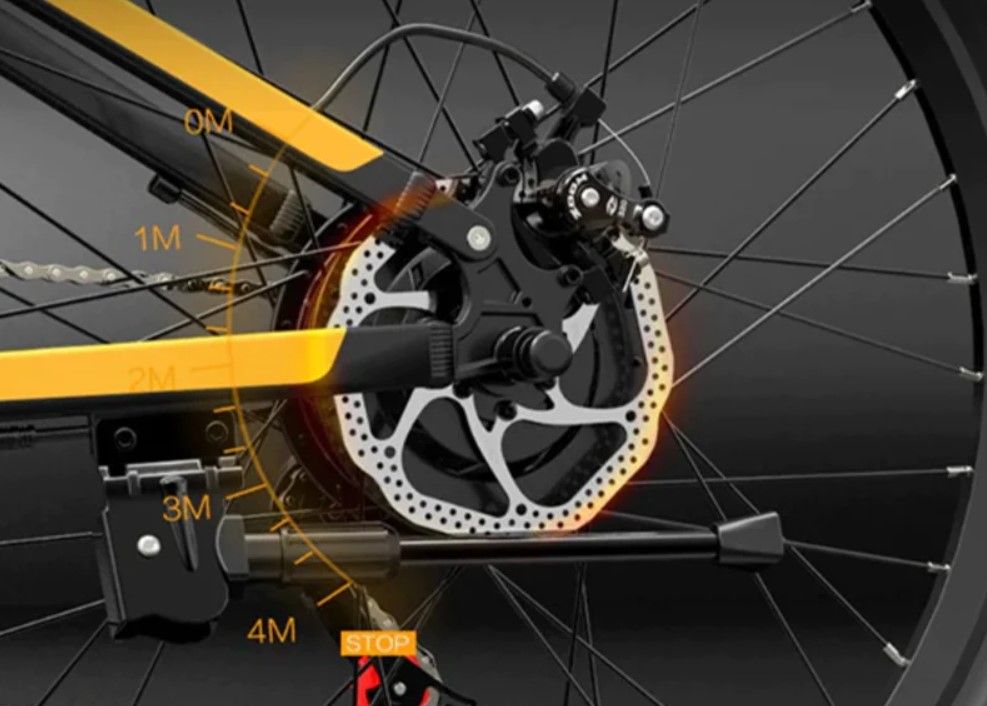 Bezior X500 Pro - elektryczny rower górski - hamulce tarczowe