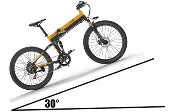 Bezior X500 Pro - elektryczny rower górski - podjazd