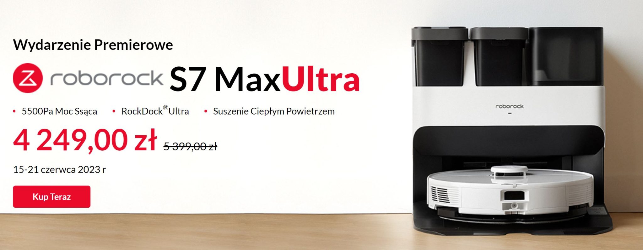 Premiera Roborocka S7 Max Ultra