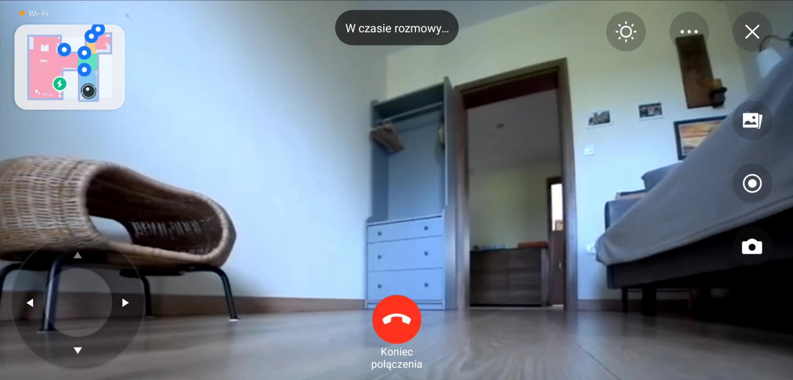 widok z kamery wideo - rozmowa