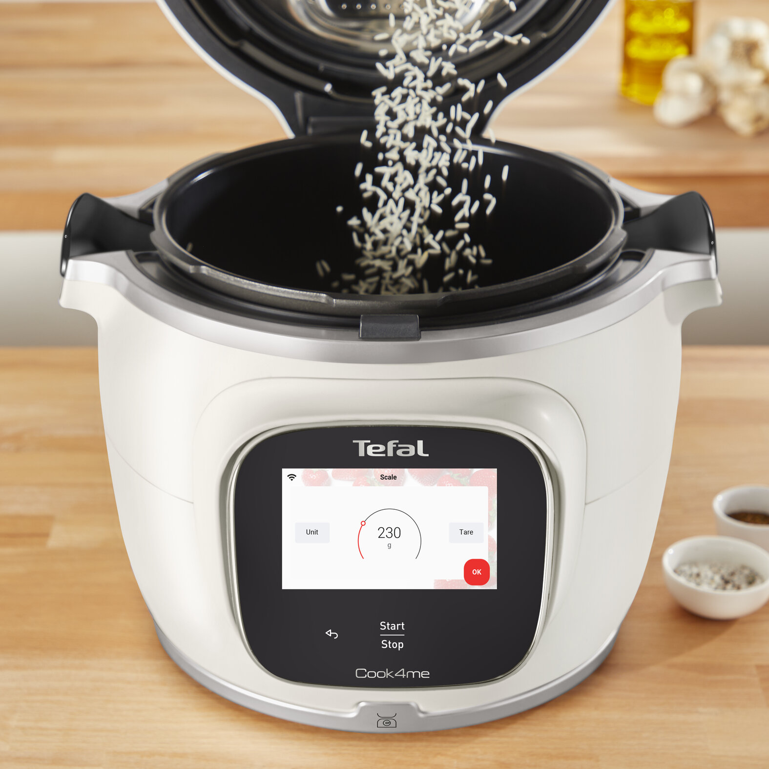 TEFAL Cook4me Touch Pro z wagą