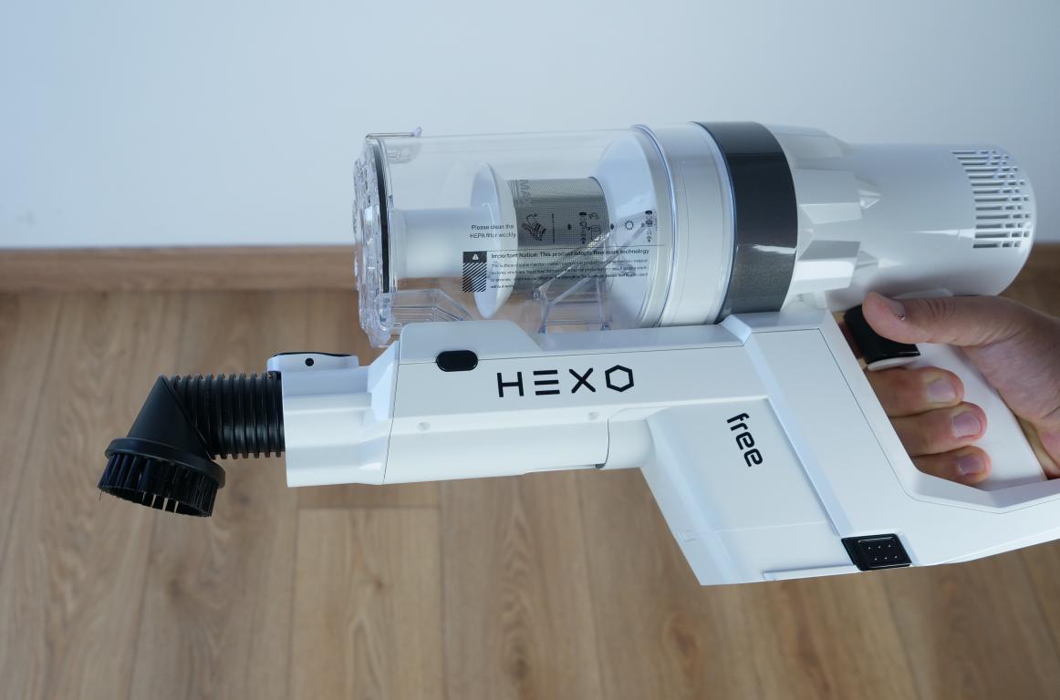 HEXO Free - recenzja odkurzacza bezprzewodowego w świetnej cenie - okrągła końcówka